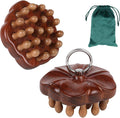 Wooden Massage Massager for Hair Growth, Head Scalp Comb, Manual Body Relax by MajiMama