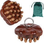 Wooden Massage Massager for Hair Growth, Head Scalp Comb, Manual Body Relax by MajiMama
