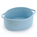 Happyiren Baby Blue Cute Woven Storage Basket by Unknown