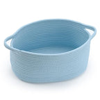 Happyiren Baby Blue Cute Woven Storage Basket by Unknown