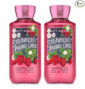 Bath and Body Works Strawberry Pound Cake Shower Gel 10 Oz 2 Pack by BathBodyWorks