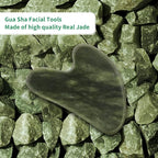 Gua Sha Facial Tools, Natural Jade Guasha Tool - Image 4