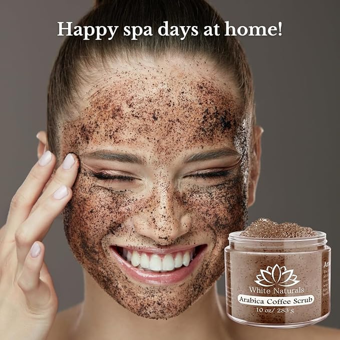 Arabica Coffee Scrub, Moisturizing Exfoliating Face, Body Foot, Natural - Image 8