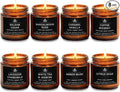 8 Pack Soy Wax Scented Candles Gift Set, Aromatherapy Candles by FEIBAO