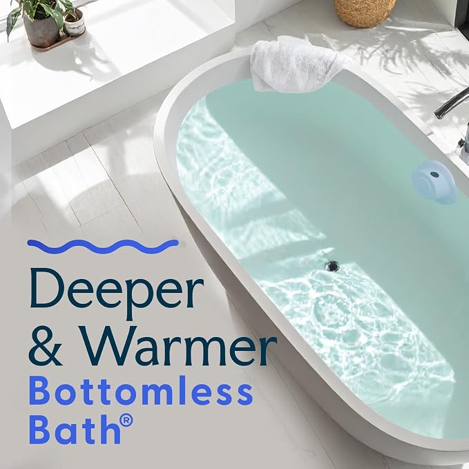 SlipX Solutions Bottomless Bath, Essential Overflow Drain Cover - Image 2