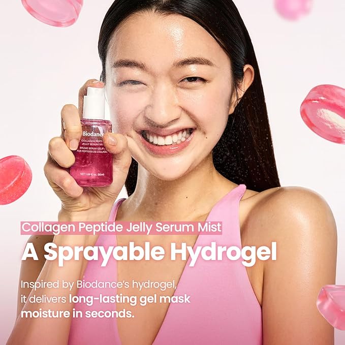 BIODANCE Collagen Peptides Jelly Serum Mist, Hydrating Face Mist, Anti-Aging - Image 3