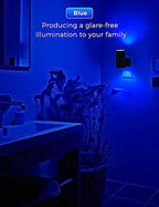 L LOHAS LED Blue Night Light, Night Lights Plug into Wall, Dimmable Nightlight - Image 4