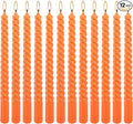 WPONSZU 12 Pack 10 Inch Spiral Taper Candle Set, Unscented Dripless Candlesticks by WPONSZU