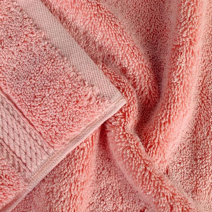 Superior Egyptian Cotton Pile Face Towel/Washcloth Set of 6, Ultra Soft Luxury - Image 4