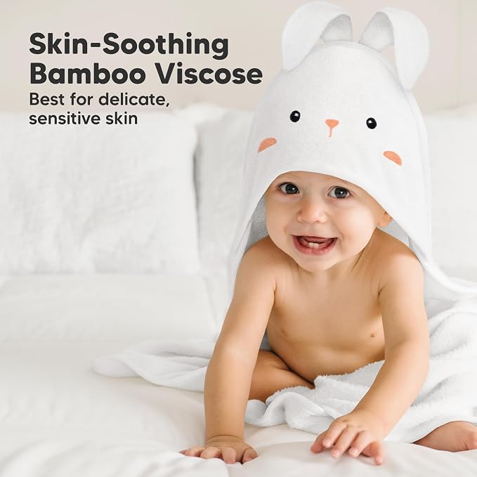 KeaBabies Hooded Baby Towel for Newborn - Image 3