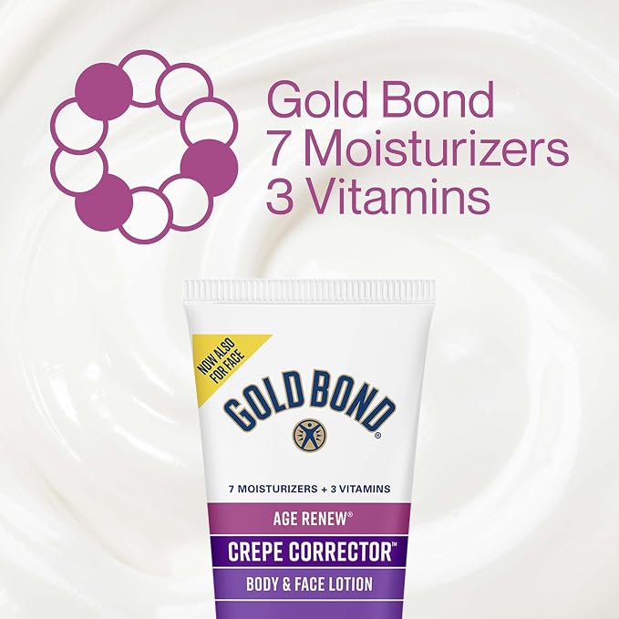 Gold Bond Age Renew Crepe Corrector Body Lotion, Replenishing & Smoothing - Image 4