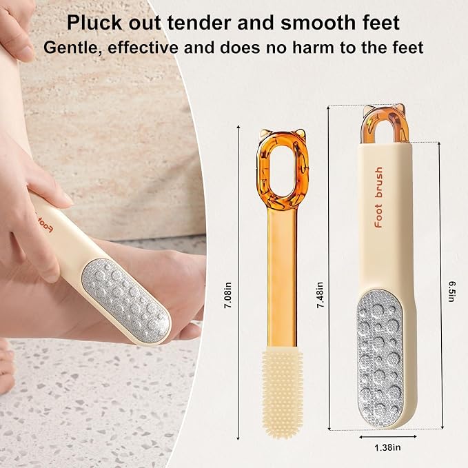 Double-Sided Stainless Steel Foot File, Foot Callus Remover & Foot Scrubber - Image 3