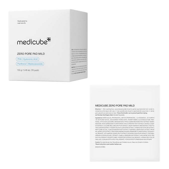 medicube Toner Pads Zero Pore Pad Mild 2.0 | Gentle Calming Toner Pad - Image 9