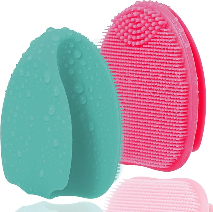 Silicone Face Scrubber, Face Scrubber, Facial Washing Brush by HieerBus