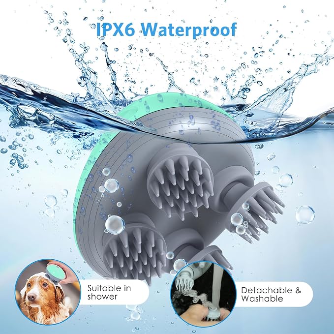 Upgraded Handheld Pet Massager, Electric Scalp Massager, Head and Back Scratcher - Image 5