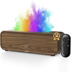 TMEHM Sound Reactive Flame Air Diffuser Humidifier, 7 Colors Aromatherapy by TMEHM