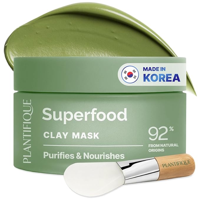 PLANTIFIQUE Korean Skincare Clay Mask – Hydrating Mud Mask by Plantifique