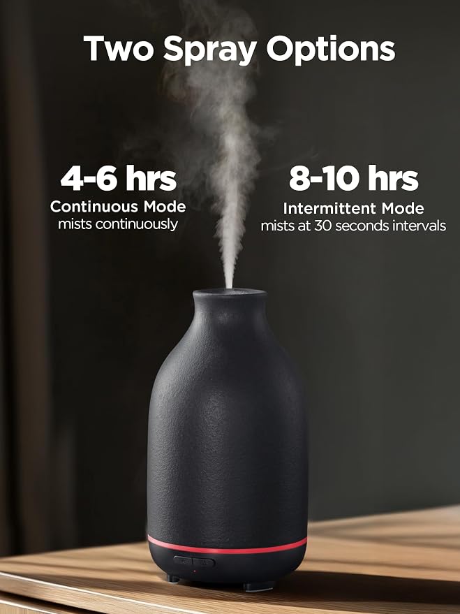 InnoGear Essential Oil Diffuser, 150ml Ceramic Stone Diffuser Handcrafted - Image 4