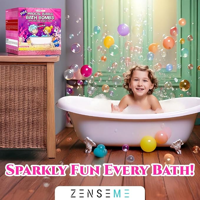 Kids Bath Bombs Powder with Mini Unicorn Inside – Bubble Bath - Image 7