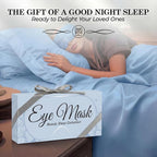 SLEEP SANCTUARY 100% Pure Mulberry Silk Sleep Mask - Image 8