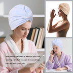 Microfiber Hair Drying Towel Wrap - Image 5