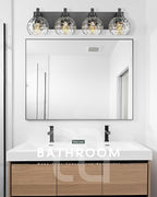Bathroom Light Fixtures Over Mirror, 4-Light Modern Sconces Wall Lighting - Image 7