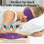 Sleep Mask, Upgraded Eyelash Friendly Night Blindfold - Image 2