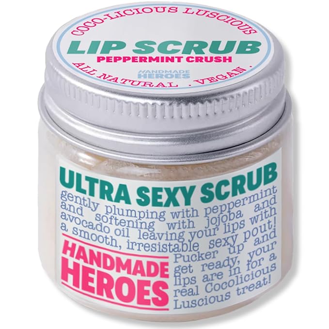 Handmade Heroes Peppermint Lip Scrub by HandmadeHeroes