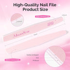 MelodySusie Nail File Kit, Professional Nail Art Manicure Pedicure Supplies - Image 5
