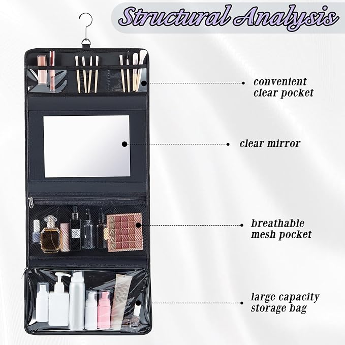 Travel Hanging Toiletry Bag - Image 3