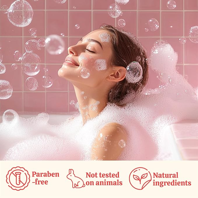 Gifts for Women Bath & Body Rose Spa Gift Sets for Birthday, Self Care Kit for - Image 5