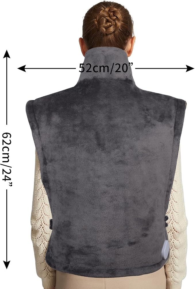 Ambershine 26"x35" XXXL King Size Neck& Shoulder& Back Heating Pad - Image 5