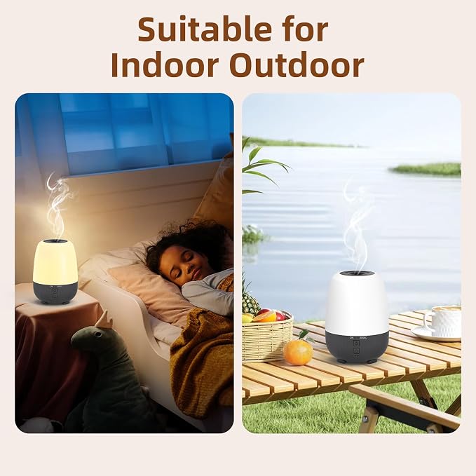 SEEDSEEL 150ML Rechargeable Battery Operated Essential Oil Diffuser, Portable - Image 6