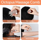 2 Pcs Octopus Head Massage Comb, Scalp Massage Tool - Image 3