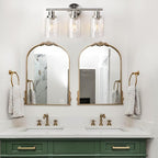Unicozin 3 Light Vanity Lights, Brushed Nickel Wall Sconce Light - Image 7