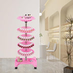 Nail Polish Trolley Organizer, 5 Tiers 360° Rotating Tray Nail Polish Spinning - Image 9