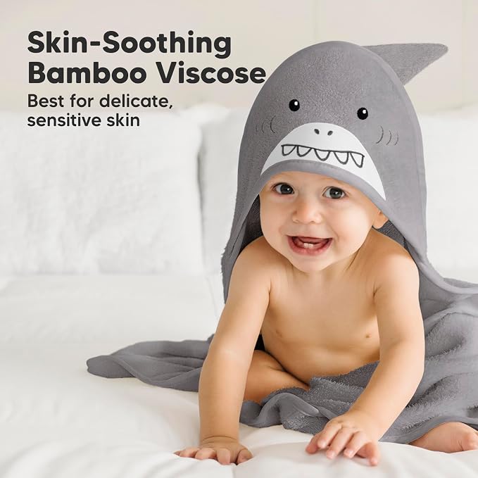 KeaBabies Hooded Baby Towel for Newborn - Image 3
