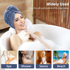 Bath Wrap Towels for Women – Adjustable Spa Shower Wrap - Image 5