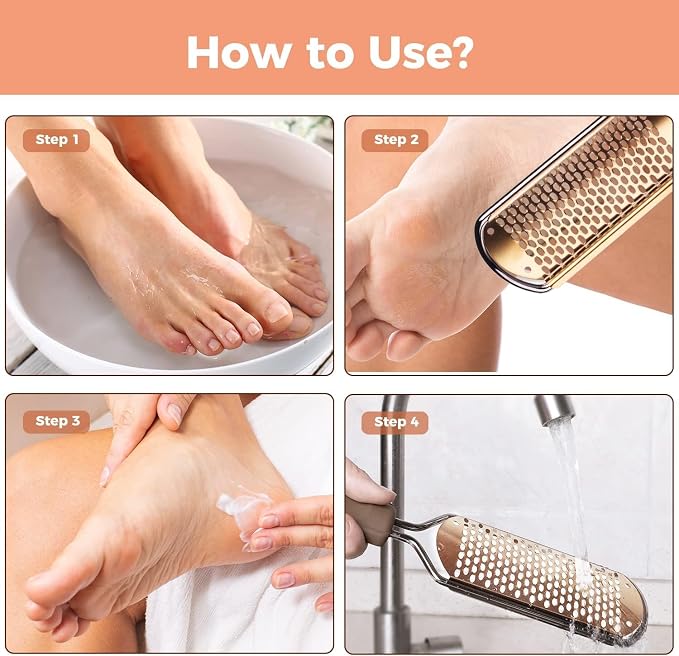 Foot File Foot Scrubber Pedicure - Image 6