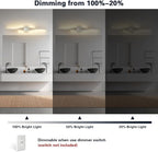 Joossnwell Brushed Nickel Vanity Light - Image 3