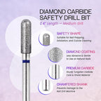 PANA 3/32" Diamond Carbide Safety Bit- Style 08, Medium Grit - Image 3