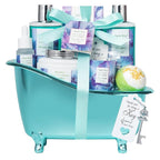 Bath and Body Basket Set EUCALYPTUS & Mint Spa Gift Basket - Image 9