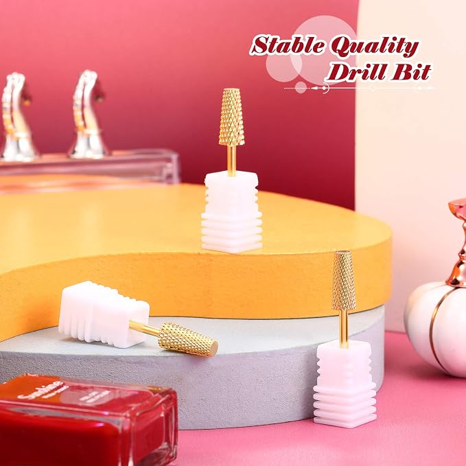 3 Pieces Tapered Barrel Carbide Nail Drill Bit, 3 Sizes Carbide Nail Drill Bit - Image 7
