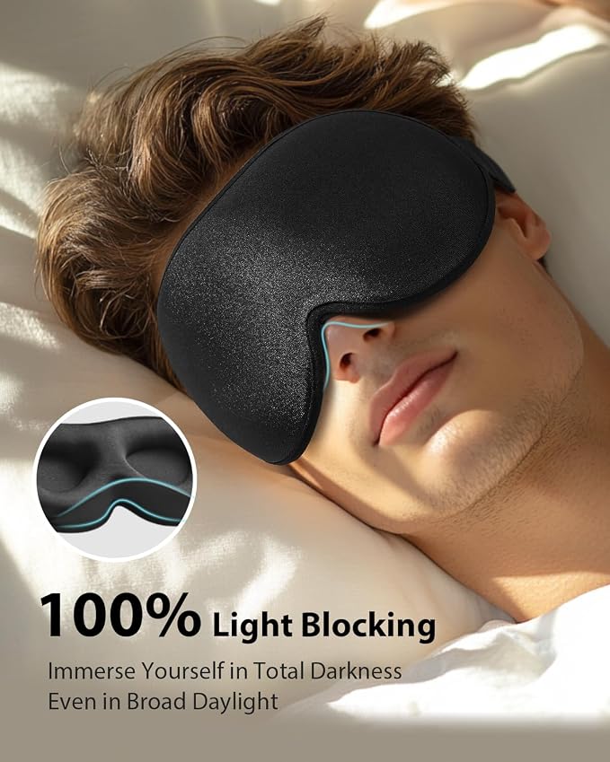 MABAO 2 Packs Weighted Sleep Mask - Image 4