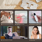 MEGELIN Led Red Light Therapy Face & Neck Mask, 7 Colors Led Light Therapy - Image 6