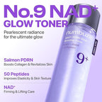 numbuzin No.9 NAD+ Salmon PDRN Glow Boosting Toner, Hydrating & Firming Toner - Image 2