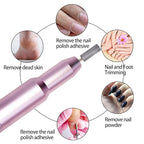 Nail Drill Kit Electric Rechargeable Set Cordless Nail Art Grinding Machine - Image 2