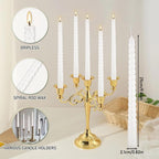 WPONSZU 10 Inch White Spiral Taper Candle Set of 12 Pack Unscented Dripless - Image 5