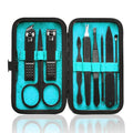 HANTEKAS Manicure Set 9 in 1 Stainless Steel, Nail Clippers Scissors Pedicure by HANTEKAS
