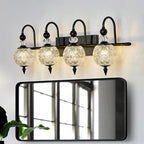 Piepooye Vintage Bathroom Light Fixtures Black Vanity Light - Image 7